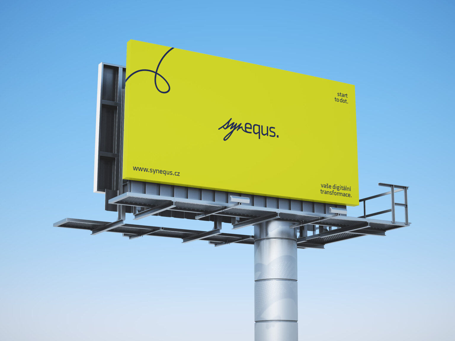 Vizuální styl Synequs - Grafický design Andrea Houšková